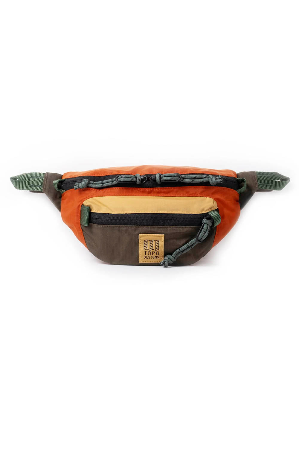 TOPO DESIGNS - MOUNTAIN WAIST PACK - 1L - WOODLAND/TERRACOTTA