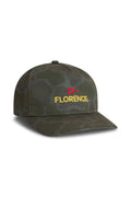 FLORENCE MARINE X - LOGO TWILL HAT - BURNT OLIVE CAMO
