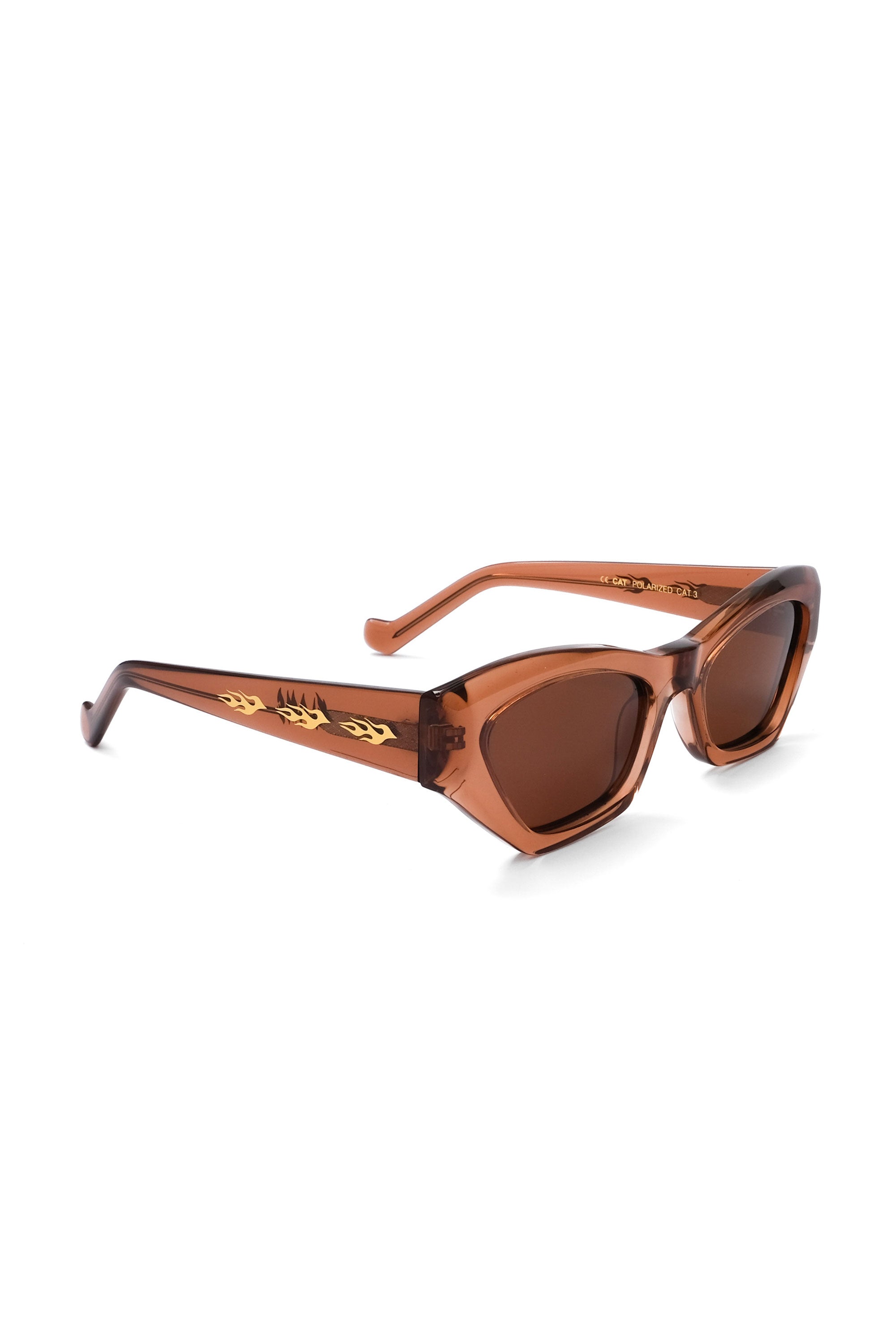 FLAME OPTIC - CAT - BROWN