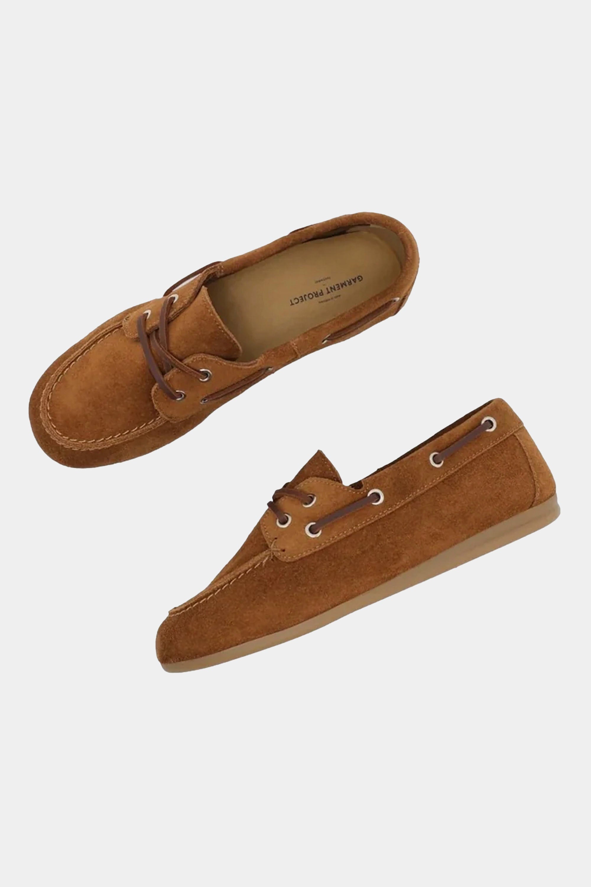 GARMENT PROJECT - DAISY BOAT SHOE - COGNAC SUEDE - WOMAN