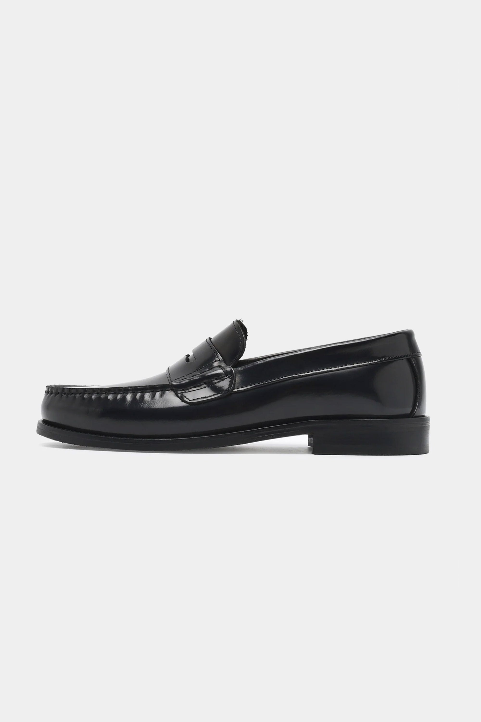 GARMENT PROJECT - MILES PENNY LOAFER - BLACK POLIDO - WOMAN