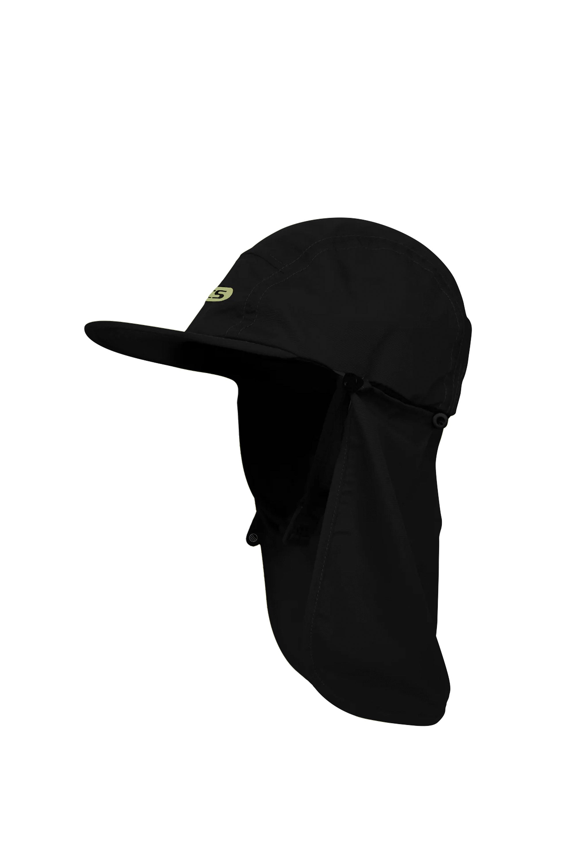 FCS - ESSENTIAL SURF CAP LEGIONNAIRE - BLACK/EUCALYPTUS