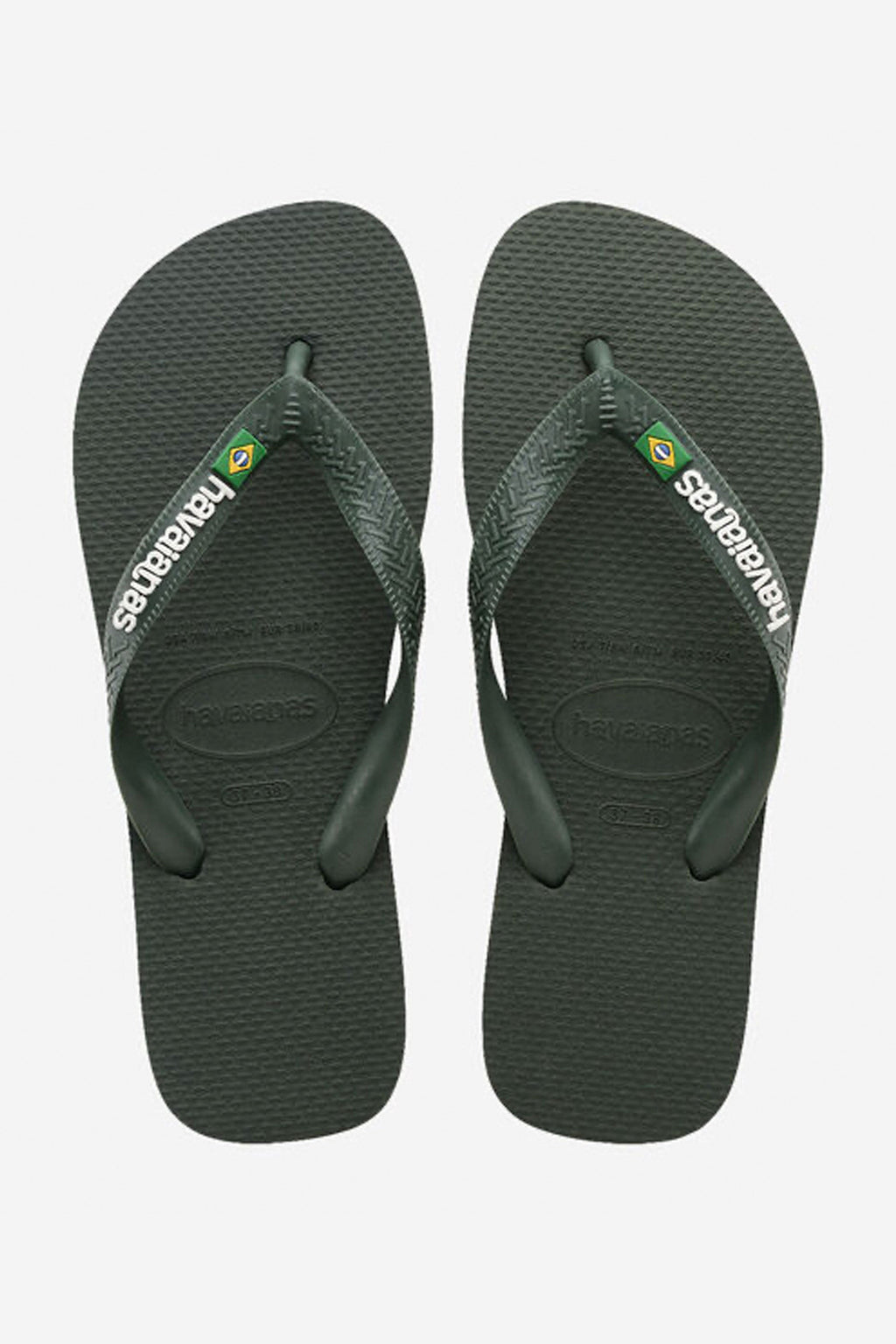 HAVAIANAS - BRASIL LOGO - GREEN OLIVE - MAN