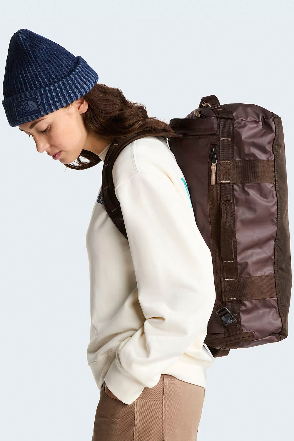 THE NORTH FACE - BASE CAMP VOYAGER DUFFEL - 32L - DARK CHESTNUT