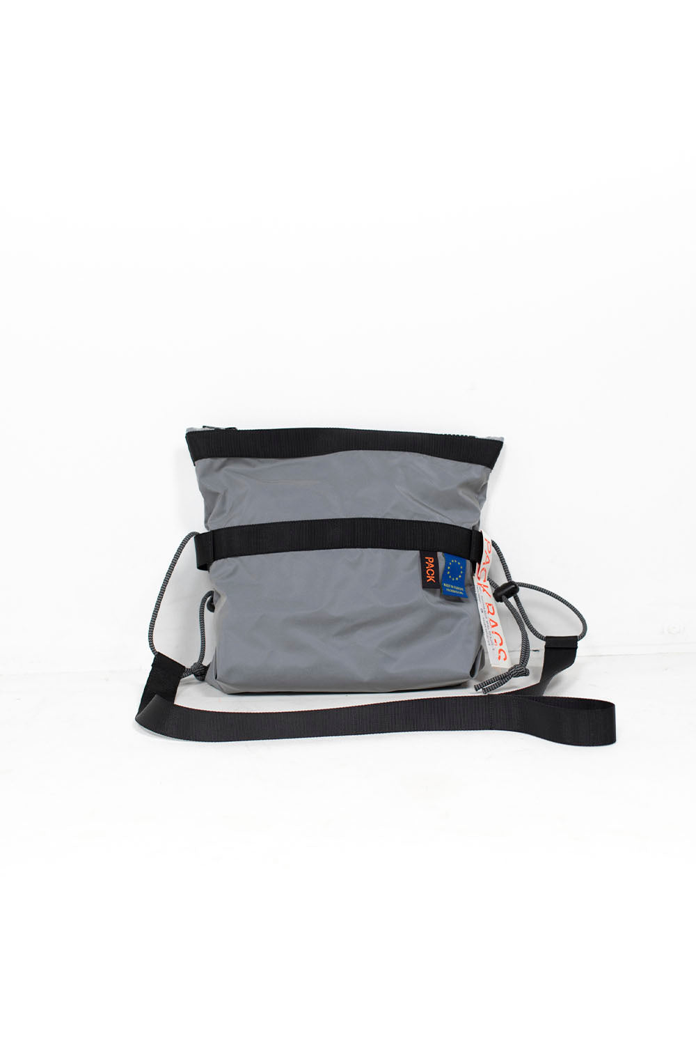 PACK BAGS - SMALL ZIP SLING - SILVER REFLECTIVE