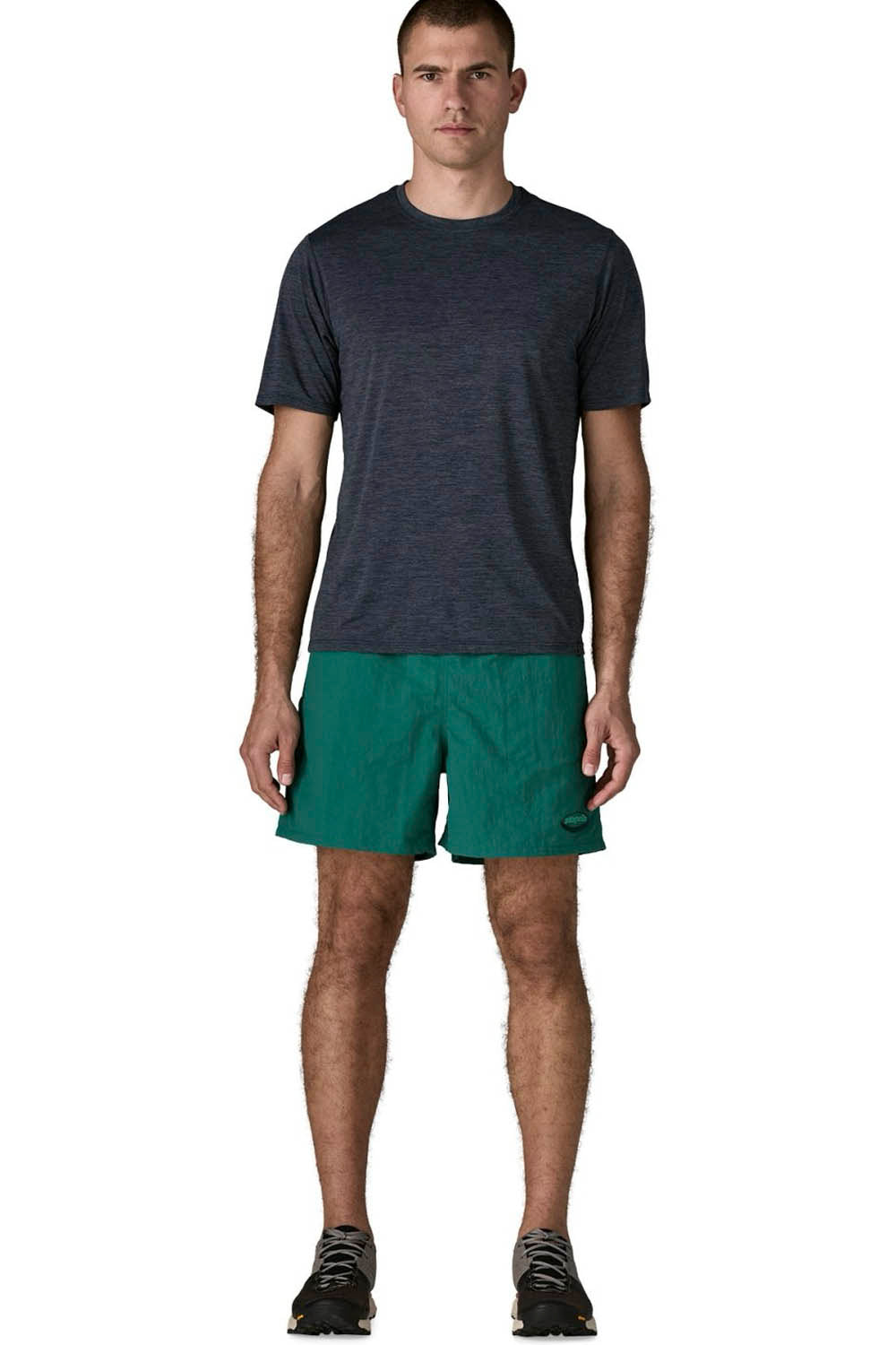 PATAGONIA - BAGGIES SHORT 5" - OVAL LOGO/GEMTREE GREEN