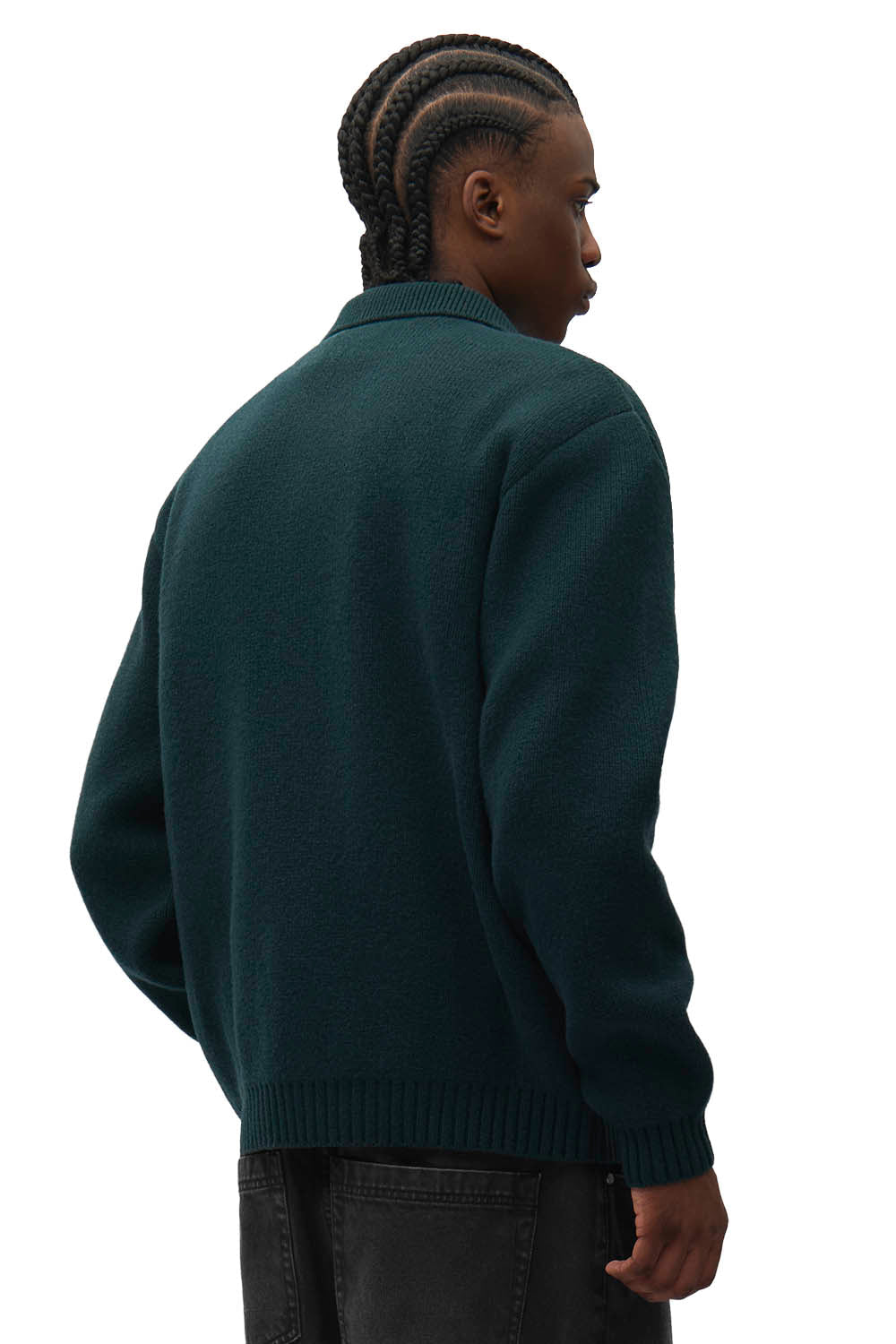 ARTE - CABLE KNIT ZIP CARDIGAN