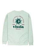 VISSLA - BRIGHT IDEAS ECO FLEECE CREWNECK - AGAVE