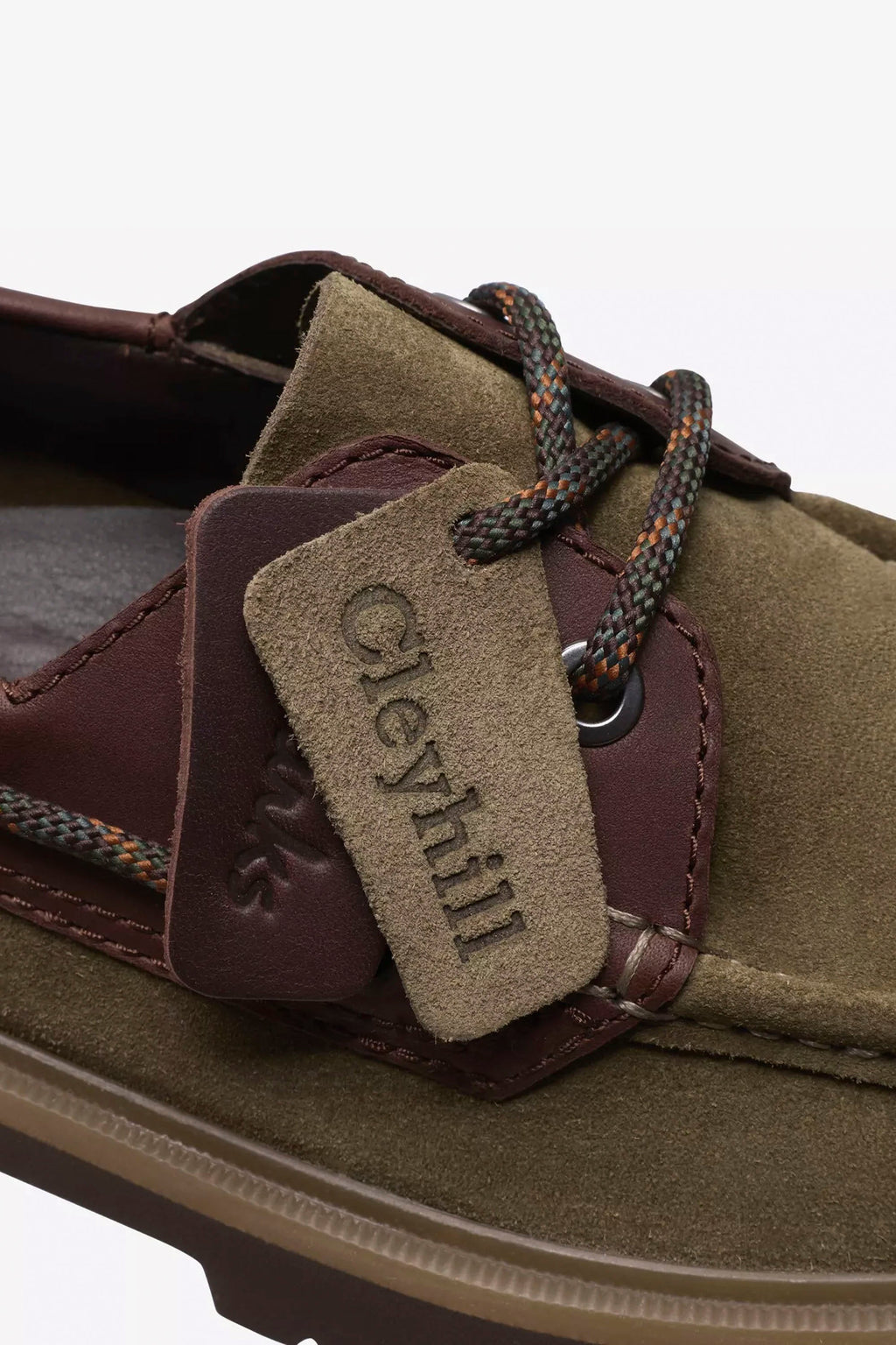 CLARKS - CLEYHILL BOAT - OLIVE COMBI - MAN