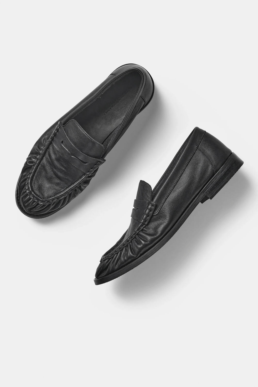GARMENT PROJECT - CHARLIE - MAN - BLACK LEATHER