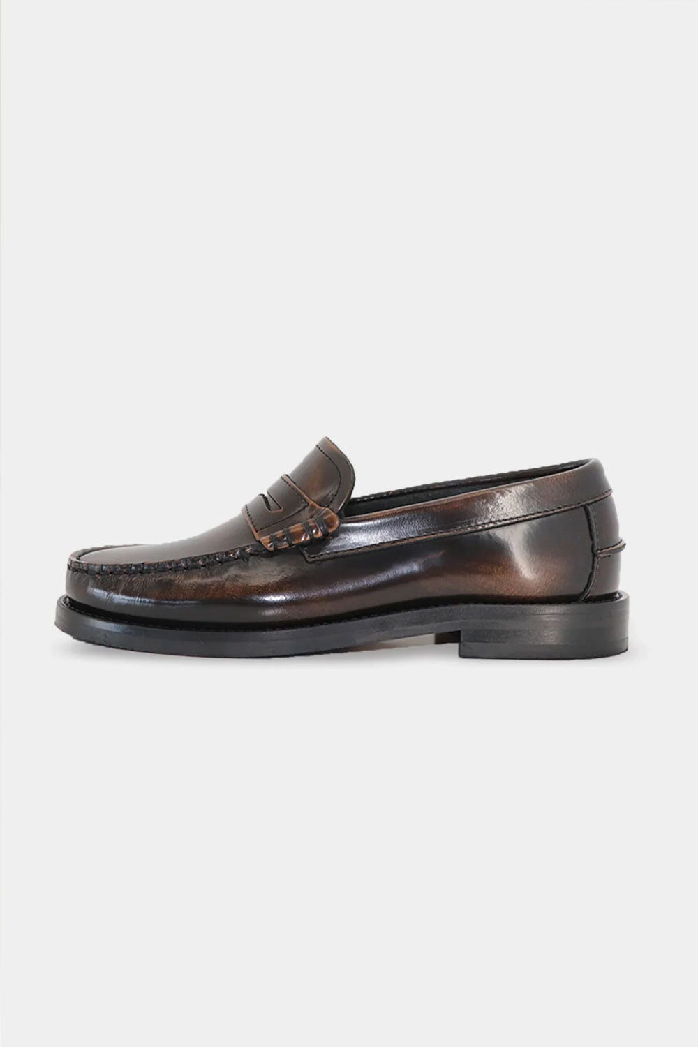 GARMENT PROJECT - MILES PENNY LOAFER - WOMAN - BROWN POLIDO