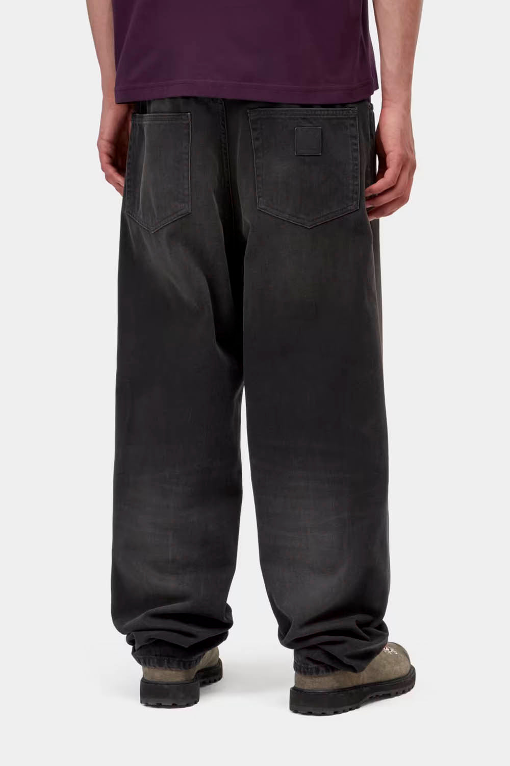 CARHARTT WIP - AARON PANT - BLACK TOBACCO USED