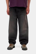 CARHARTT WIP - AARON PANT - BLACK TOBACCO USED
