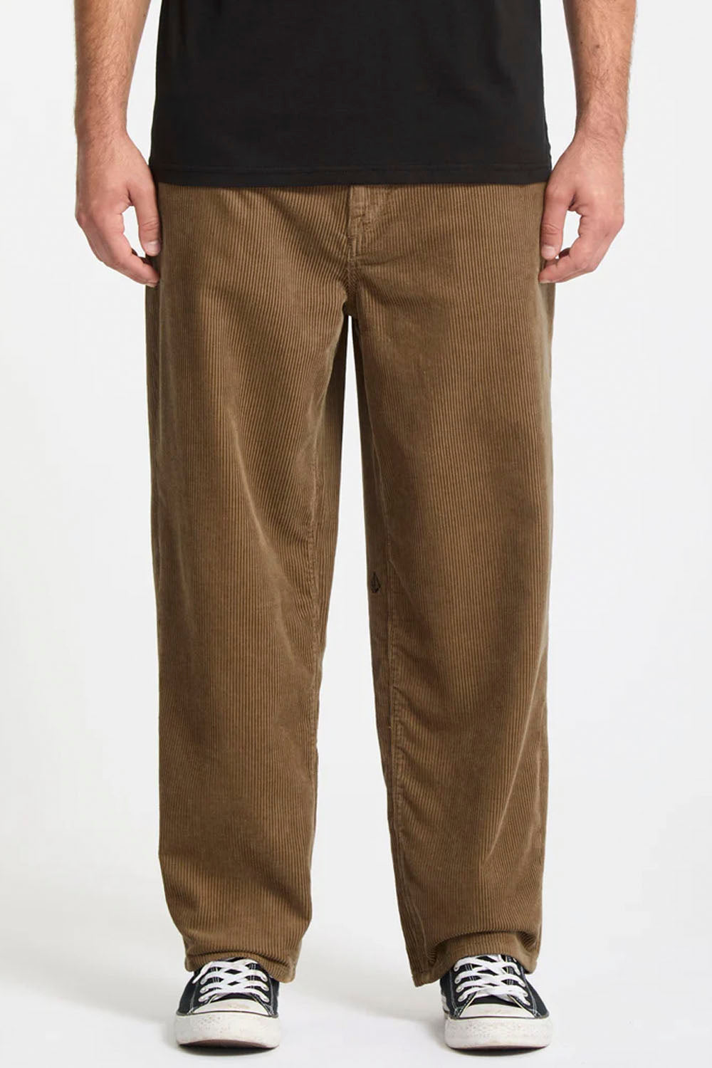 VOLCOM - BILLOW TAPERED CORD PANT - ERMINE