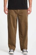 VOLCOM - BILLOW TAPERED CORD PANT - ERMINE