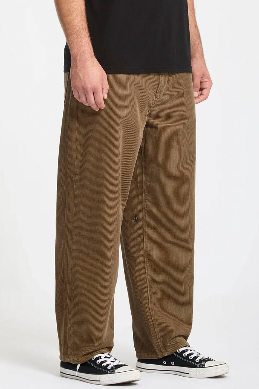 VOLCOM - BILLOW TAPERED CORD PANT - ERMINE