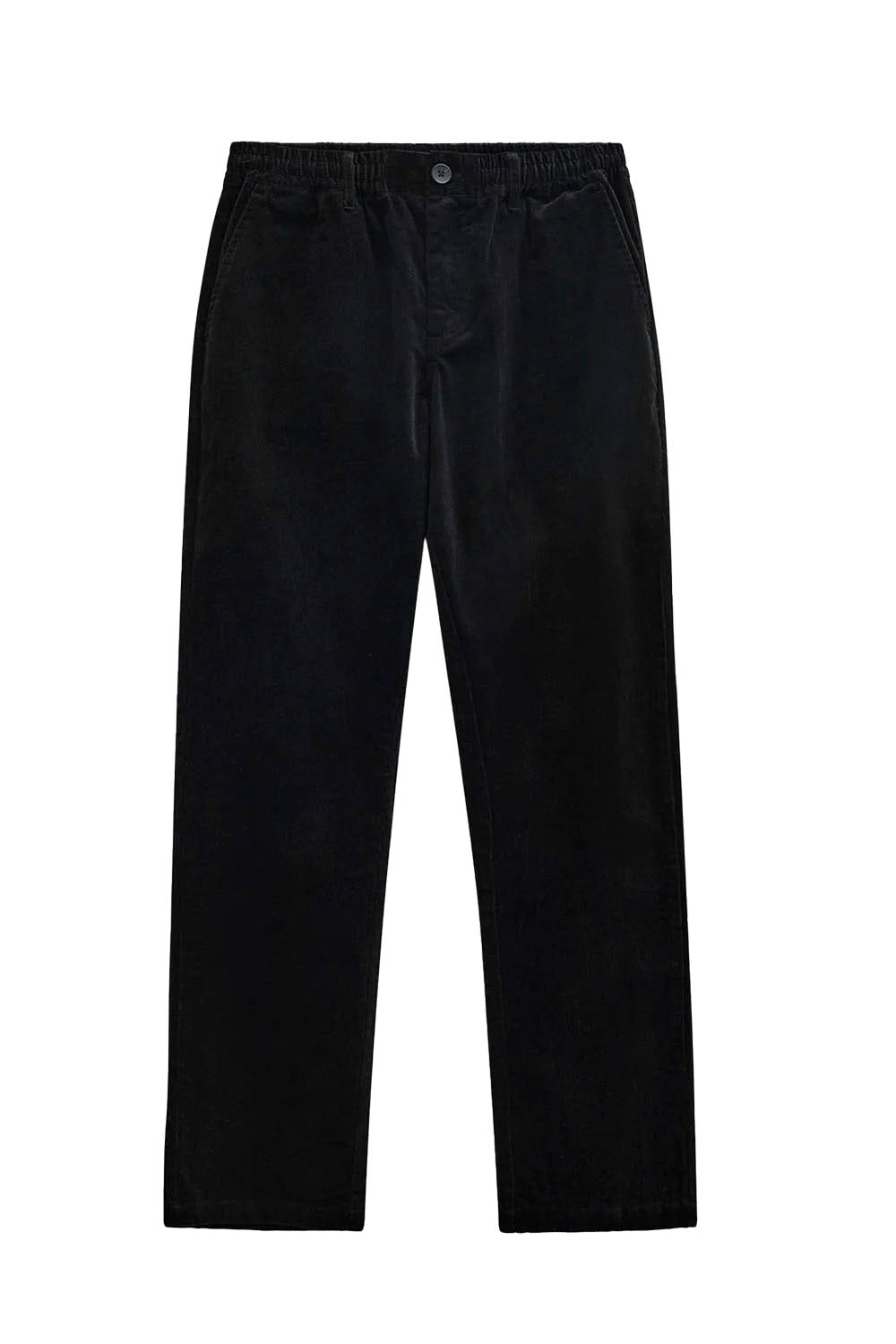 ANERKJENDT - AKJAN ELASTIC CORD PANTS - CAVIAR