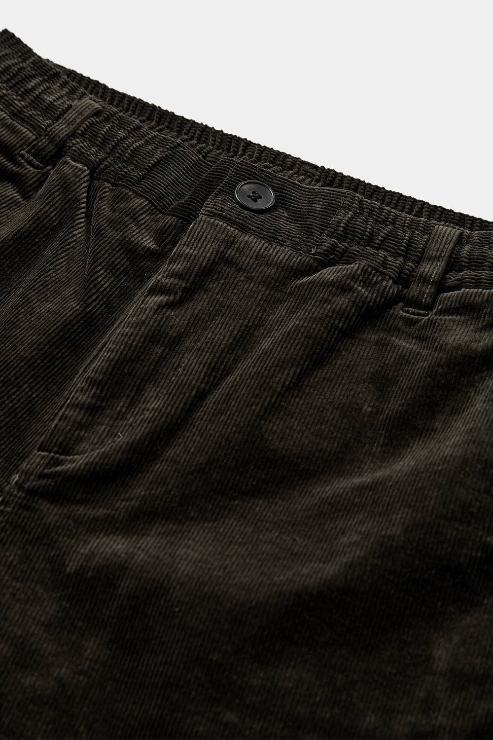 ANERKJENDT - AKJAN ELASTIC CORD PANTS - FOREST NIGHT