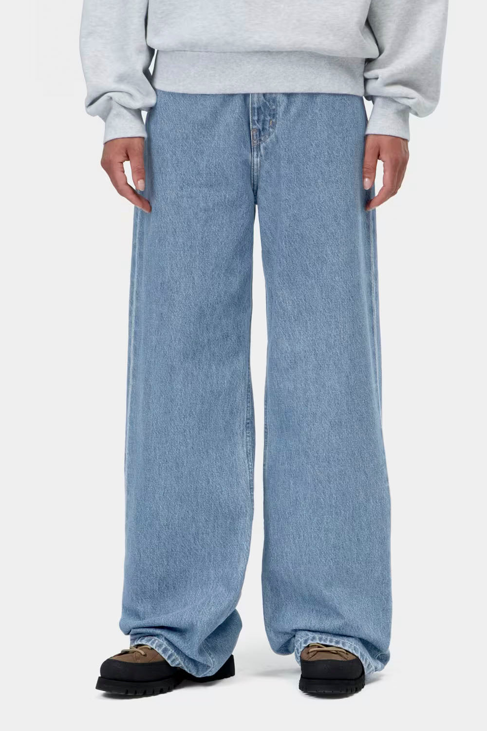 CARHARTT WIP - JANE PANT - BLUE HEAVY STONE WASH