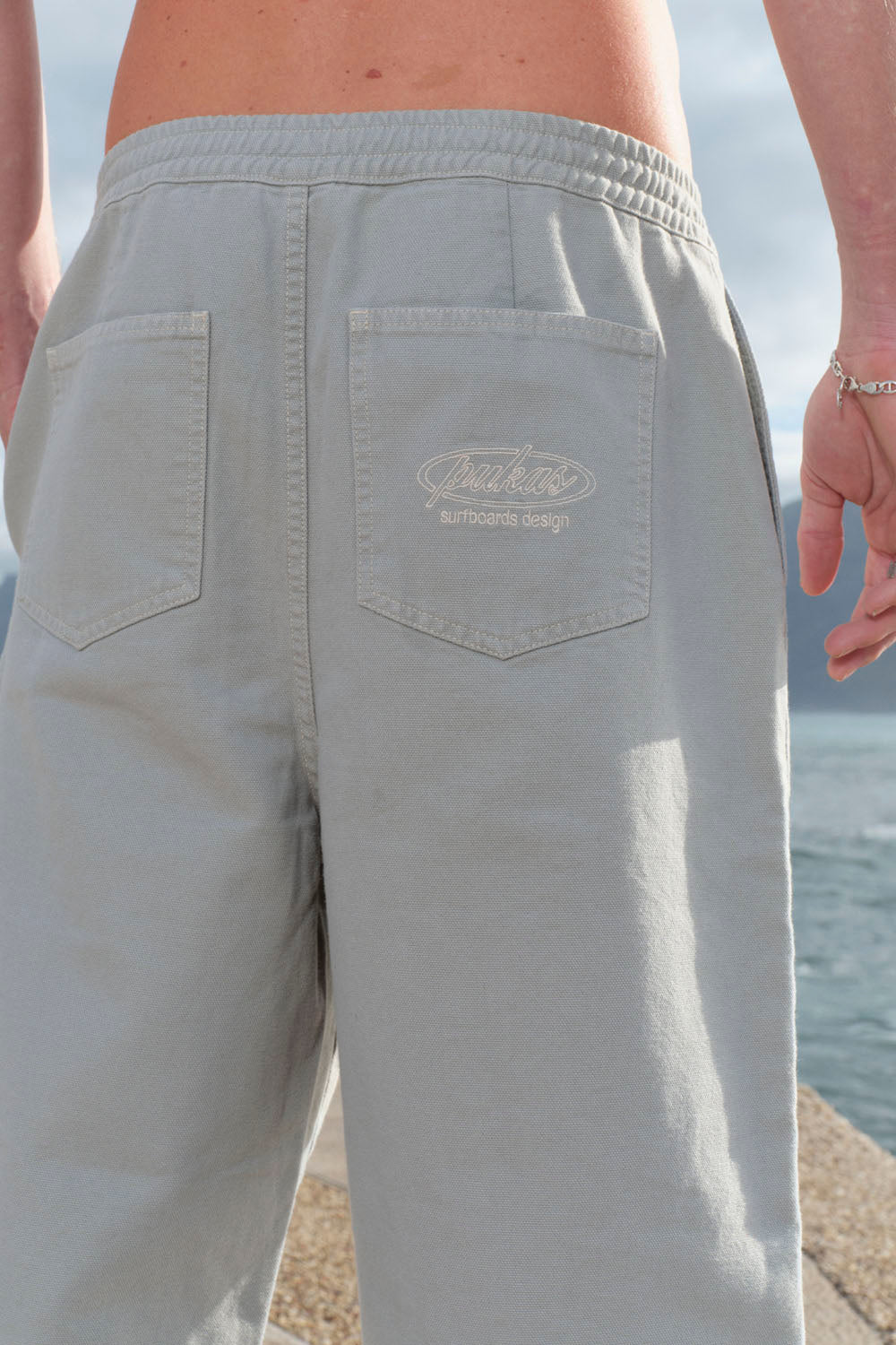 PUKAS - CONTRAST CANVAS PANT