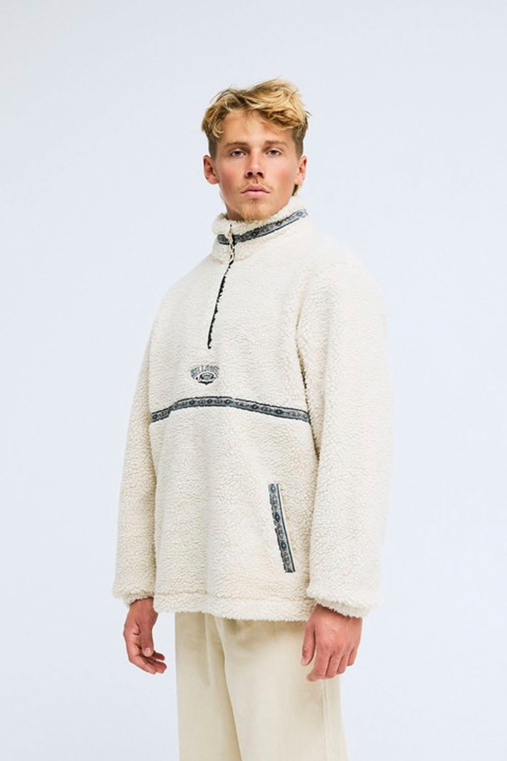 BILLABONG - TOMBSTONE HALF ZIP - OATMEAL OAT