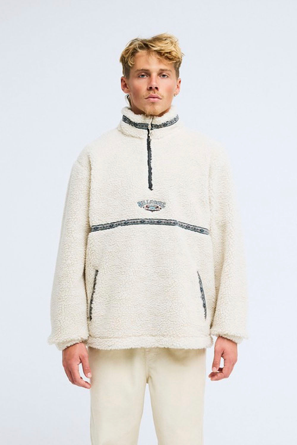 BILLABONG - TOMBSTONE HALF ZIP - OATMEAL OAT