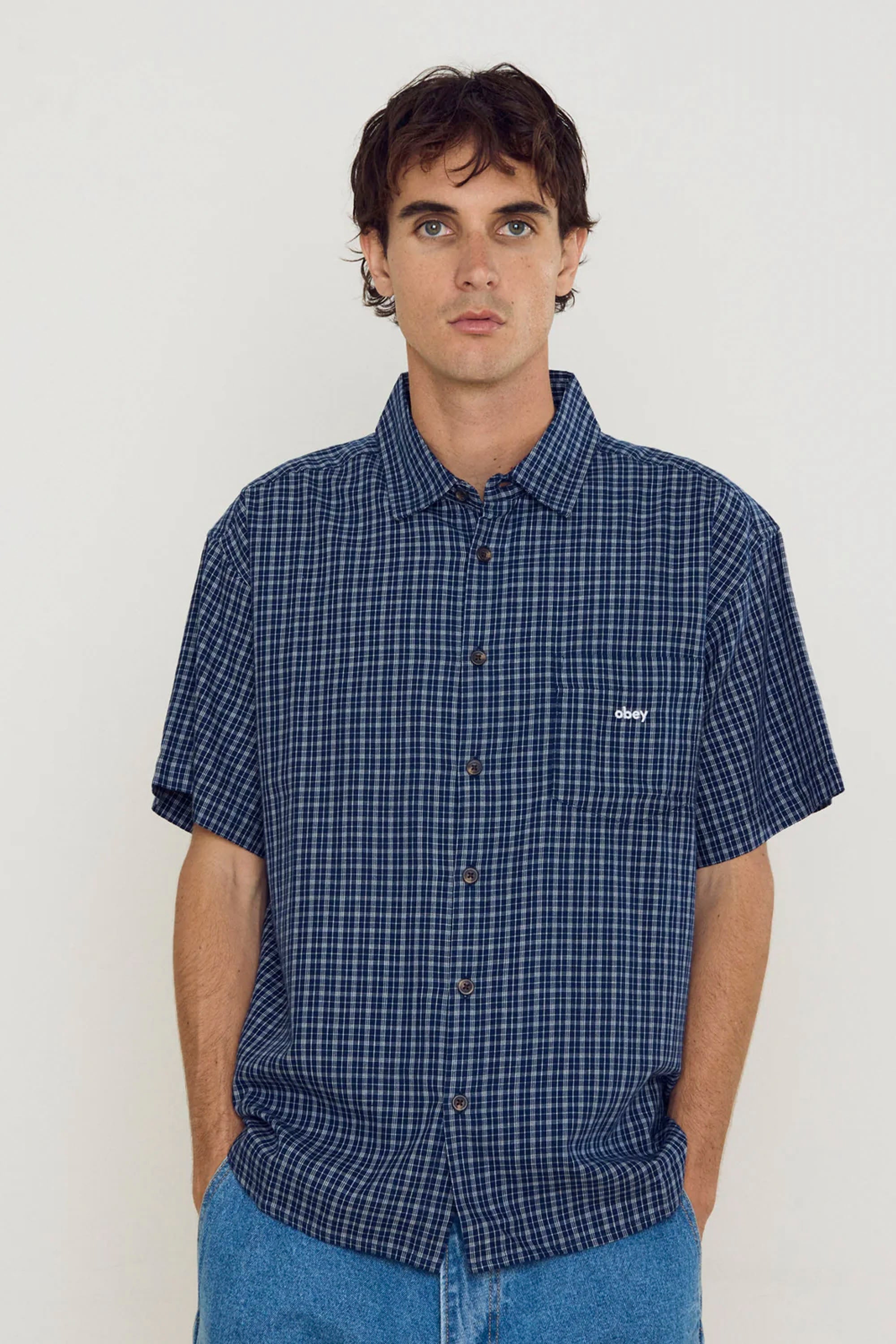 OBEY - BIGWIG IAN WOVEN - ACADEMY NAVY