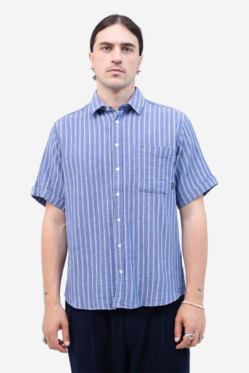 OLOW - LEWIS SHIRT - BLEU