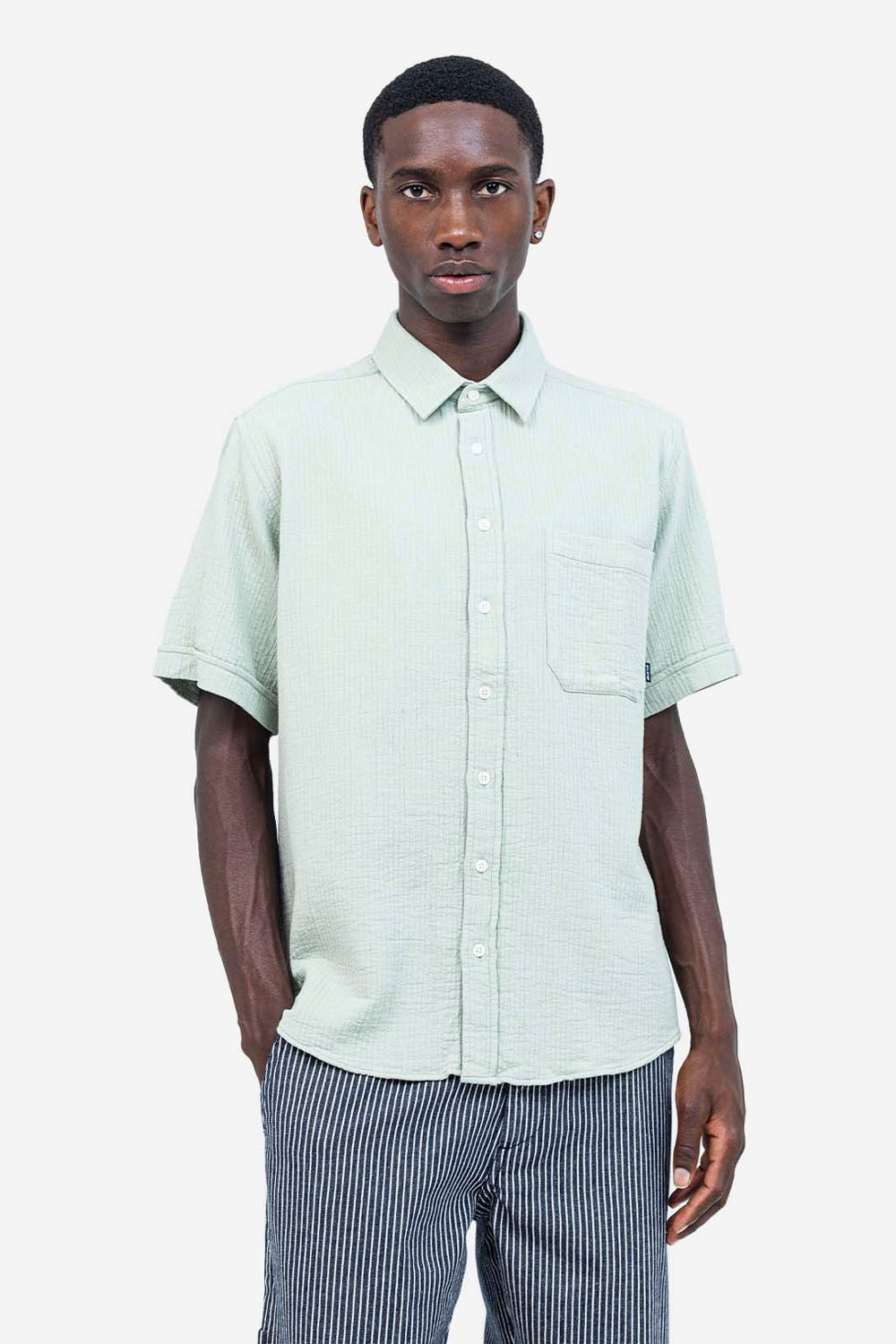 OLOW - LEWIS SHIRT - VERT CELADON