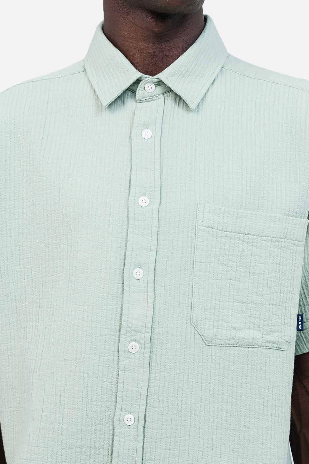 OLOW - LEWIS SHIRT - VERT CELADON