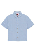 PUKAS - SKY TEXTURE SHIRT - SKY BLUE