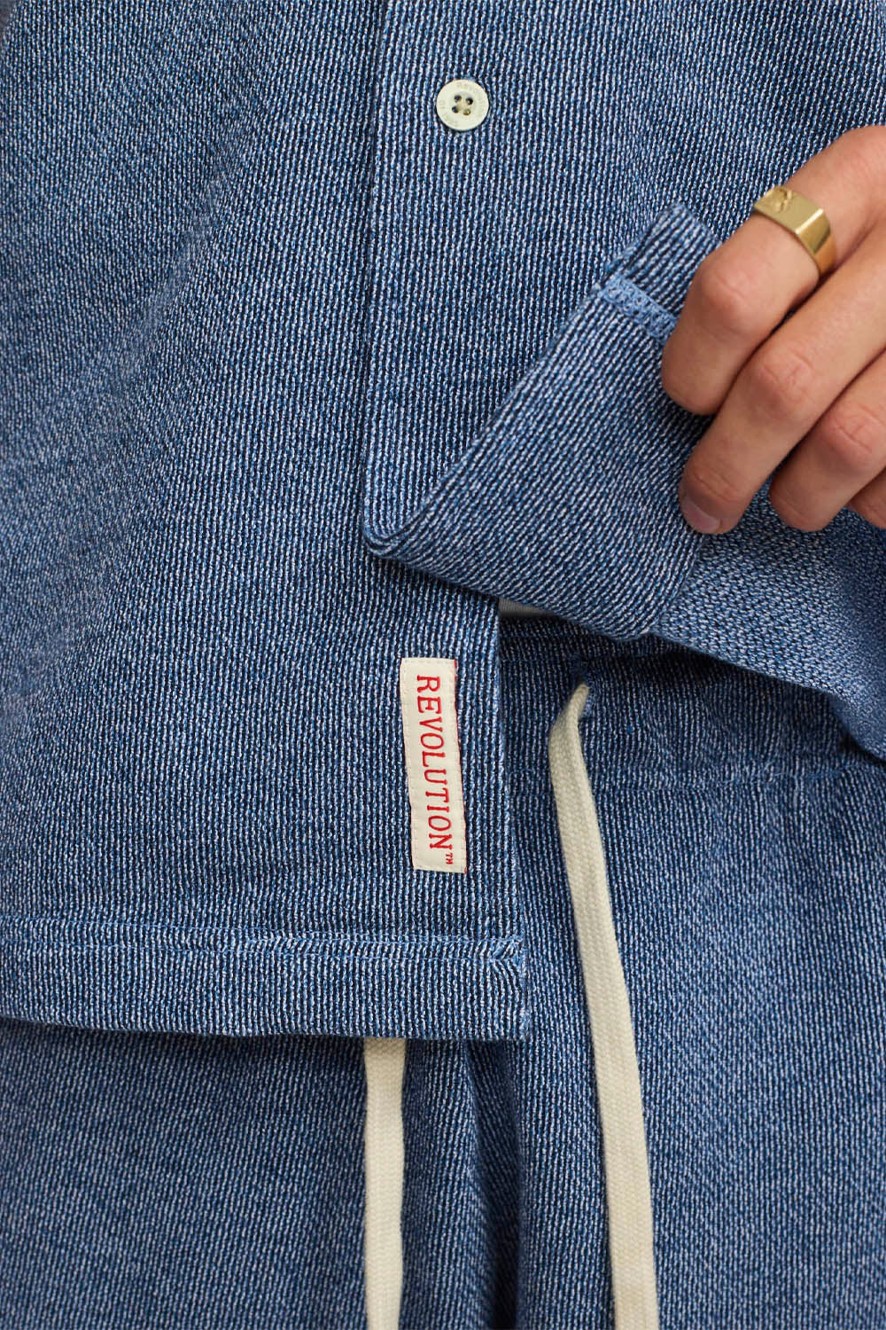 REVOLUTION - CUBAN SHIRT - BLUE