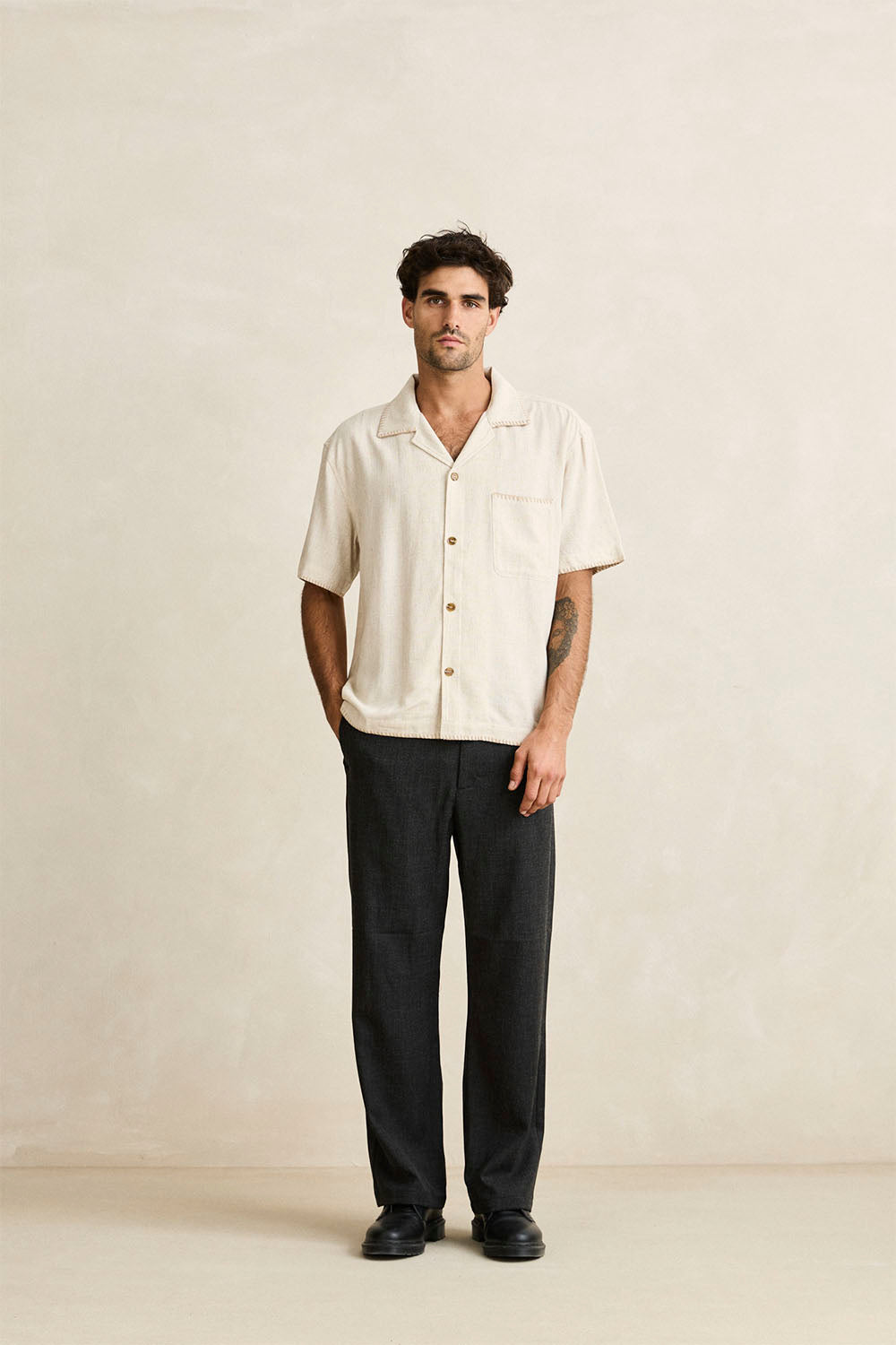 RHYTHM - RELAXED WHIP STITCH SHIRT