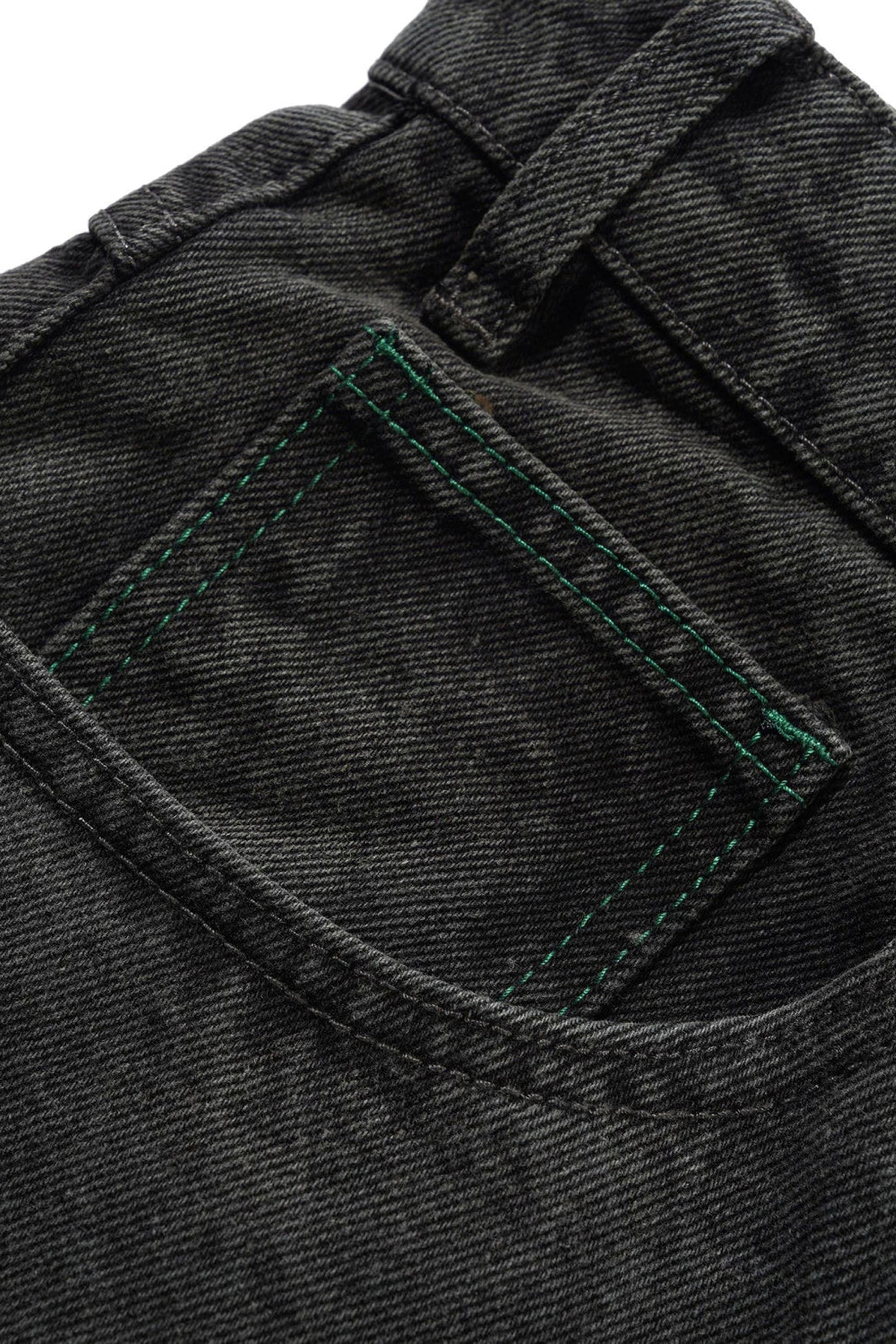 BUTTER - GARAGE DENIM SHORTS - FADED BLACK