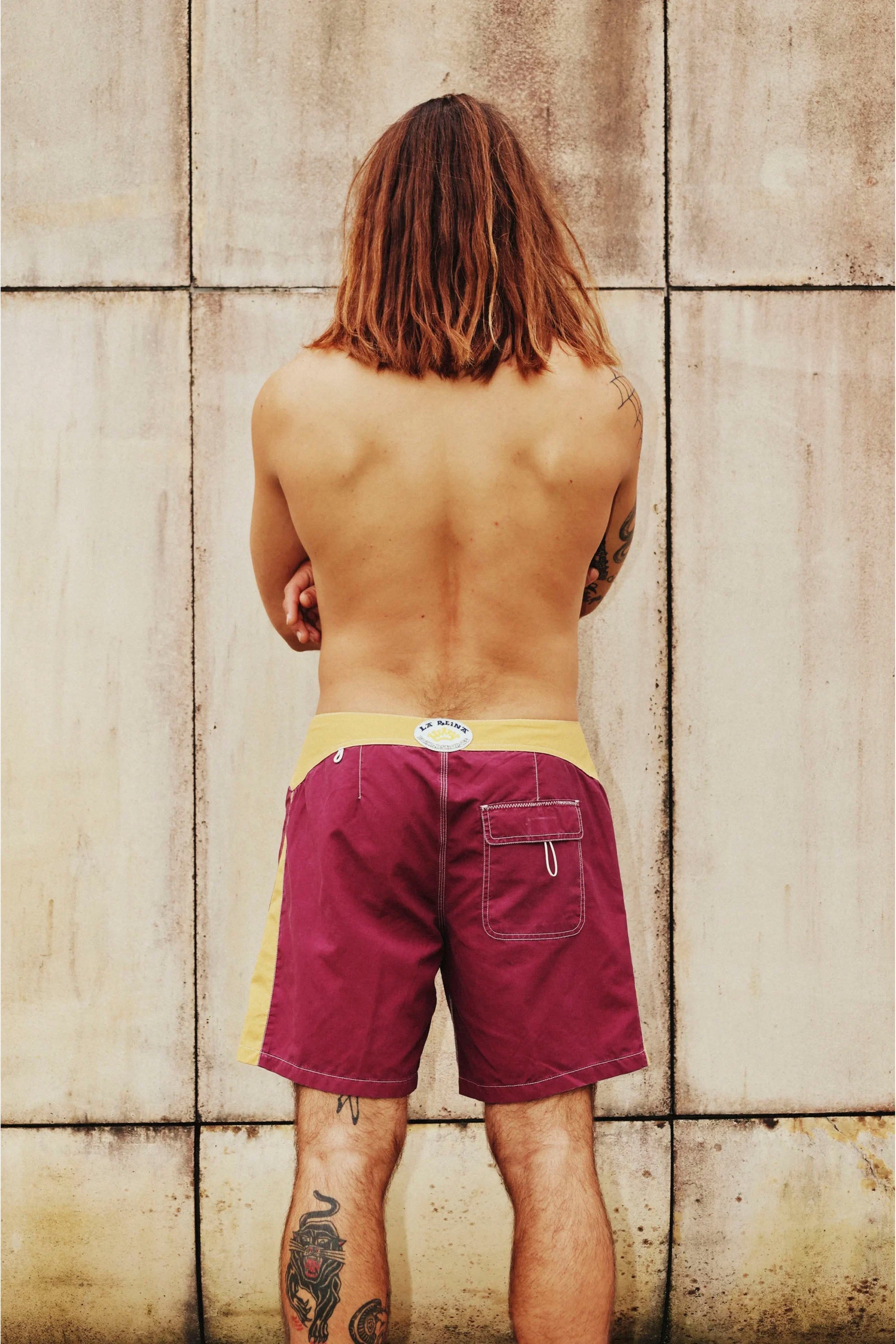 LA REINA BOARDSHORTS - WASHED GRANA BOARDSHORT - MAN