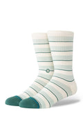 STANCE - STRIPED IT CREW - TEAL
