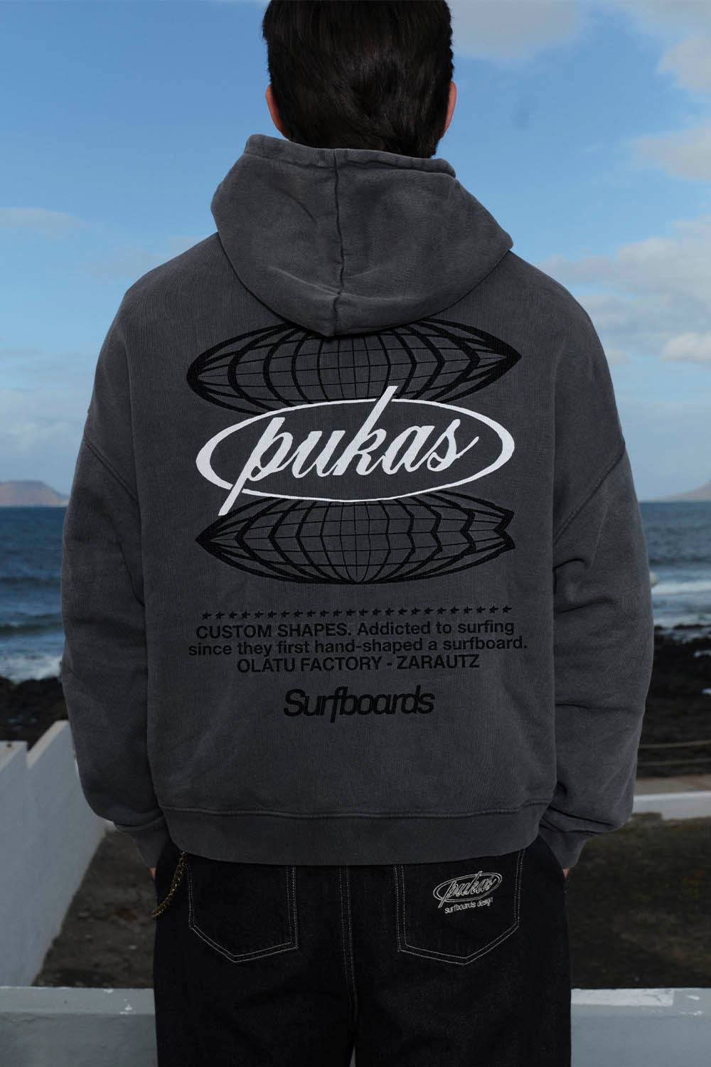 PUKAS - CUSTOM SHAPES HOODIE FLEECE