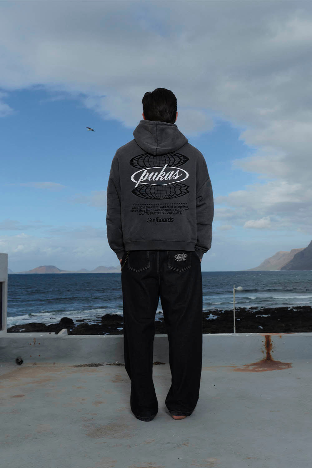 PUKAS - CUSTOM SHAPES HOODIE FLEECE