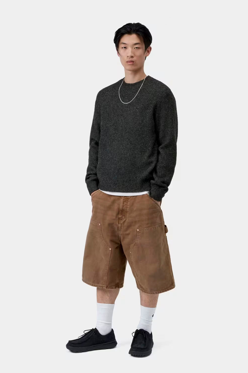 CARHARTT WIP - CURTIS SWEATER - TANGLED BLACK