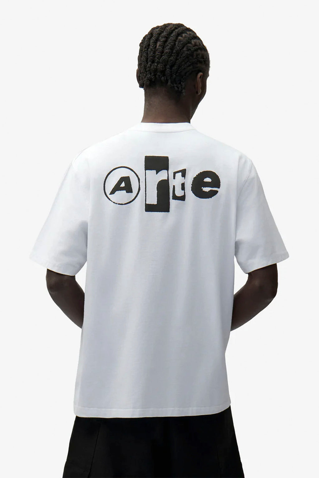 ARTE - BACK COLLAGE T-SHIRT - WHITE