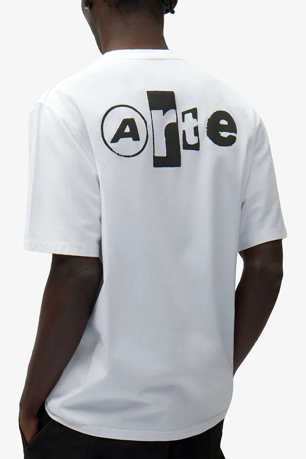ARTE - BACK COLLAGE T-SHIRT - WHITE
