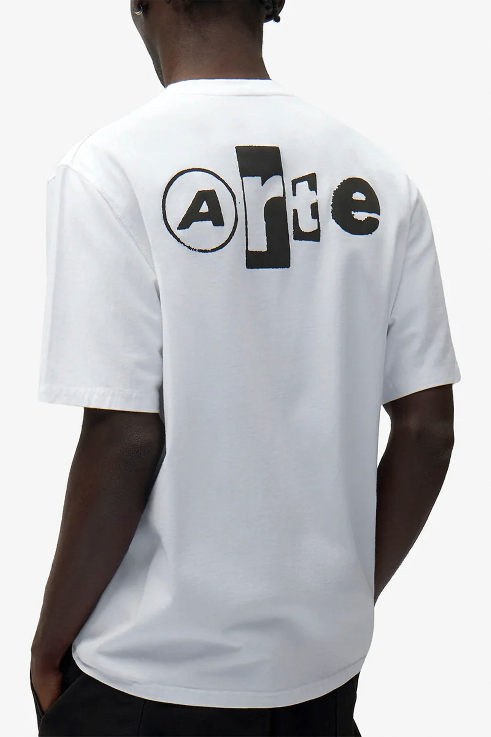 ARTE - BACK COLLAGE T-SHIRT - WHITE