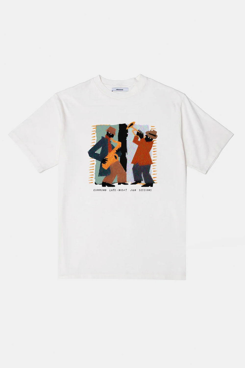EDMMOND - JAM TEE - PLAIN OFF WHITE