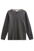ANERKJENDT - AKKIKKI WAFFLE LONG SLEEVE TEE - MAGNET