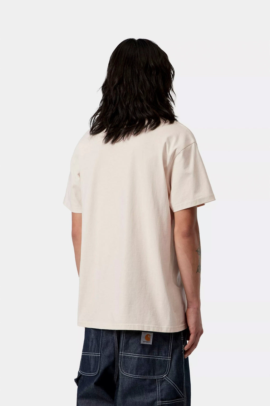 CARHARTT WIP - AMERICAN SCRIPT T-SHIRT - NATURAL