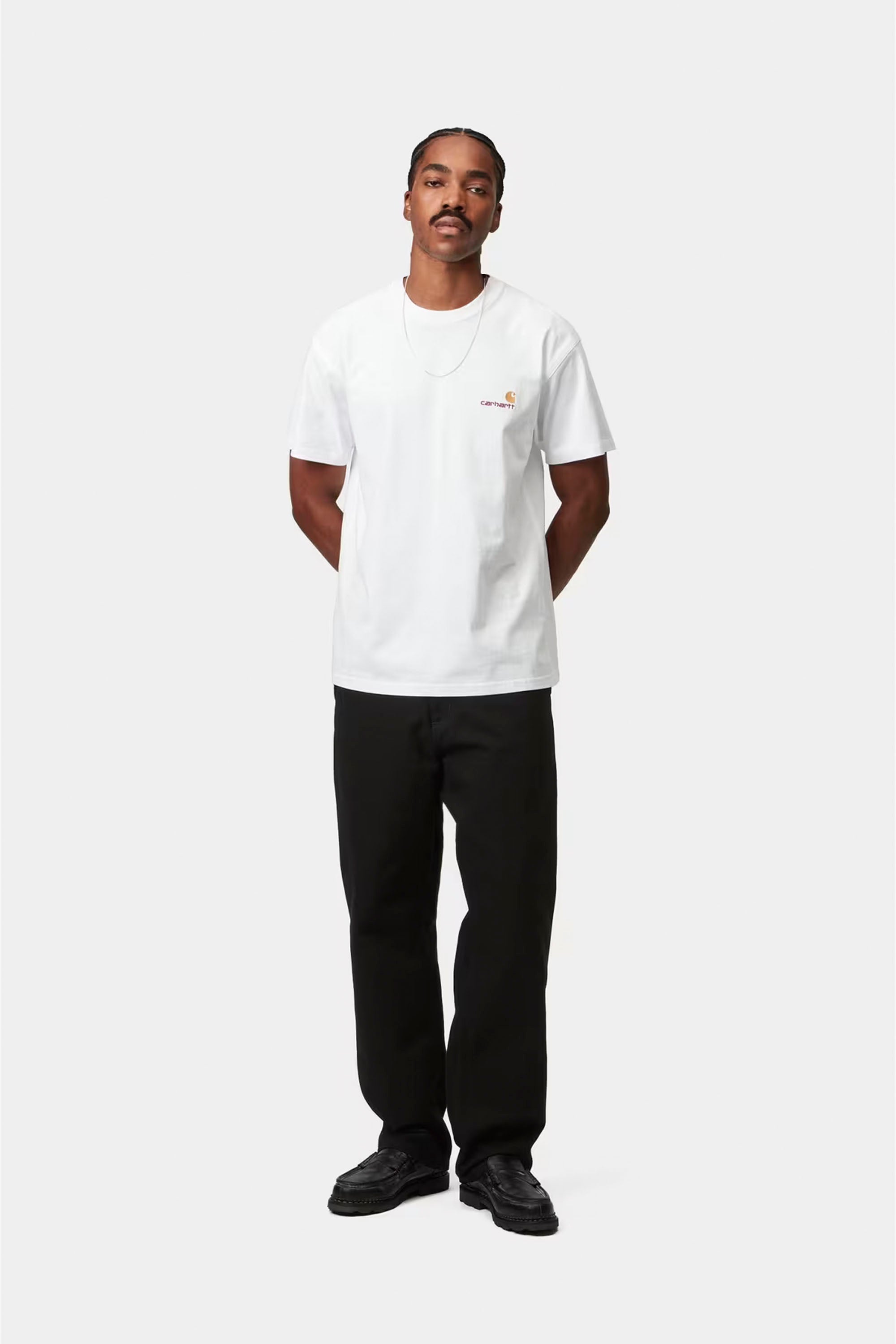 CARHARTT WIP - AMERICAN SCRIPT T-SHIRT - WHITE