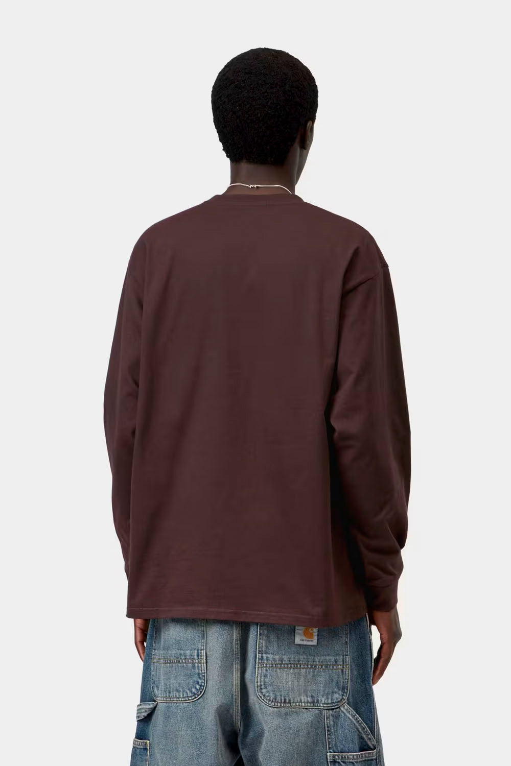 CARHARTT WIP - CHASE LONG SLEEVE T-SHIRT - PALISANDER