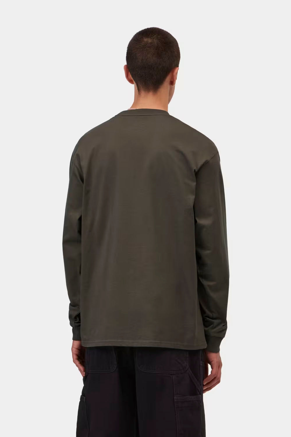 CARHARTT WIP - CHASE LONG SLEEVE T-SHIRT - SHUNGITE