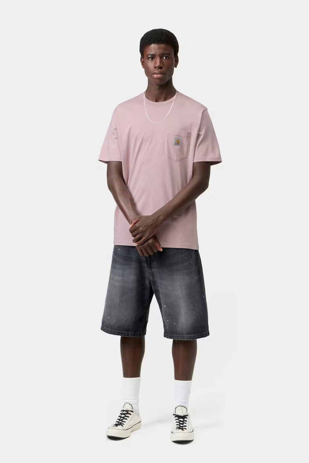 CARHARTT WIP - POCKET T-SHIRT - HORTENSIA