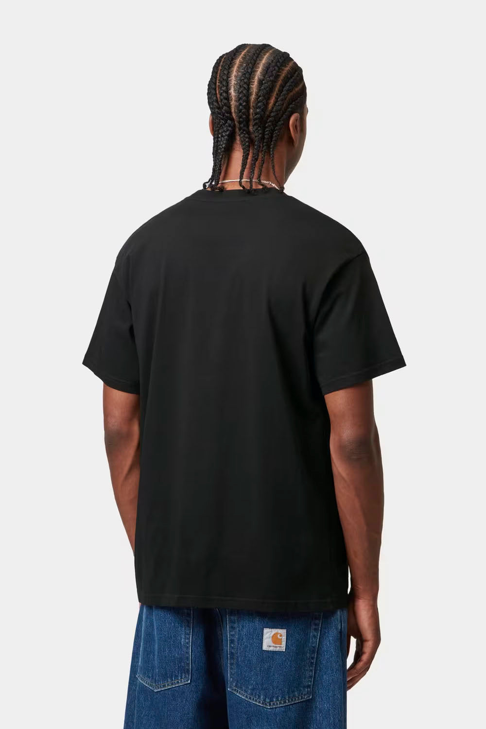CARHARTT WIP - SCRIPT EMBROIDERY T-SHIRT - BLACK